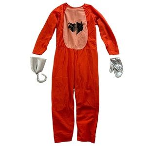 Five Nights At Freddy's Boy's Orange Foxy Halloween Costume- Size Medium